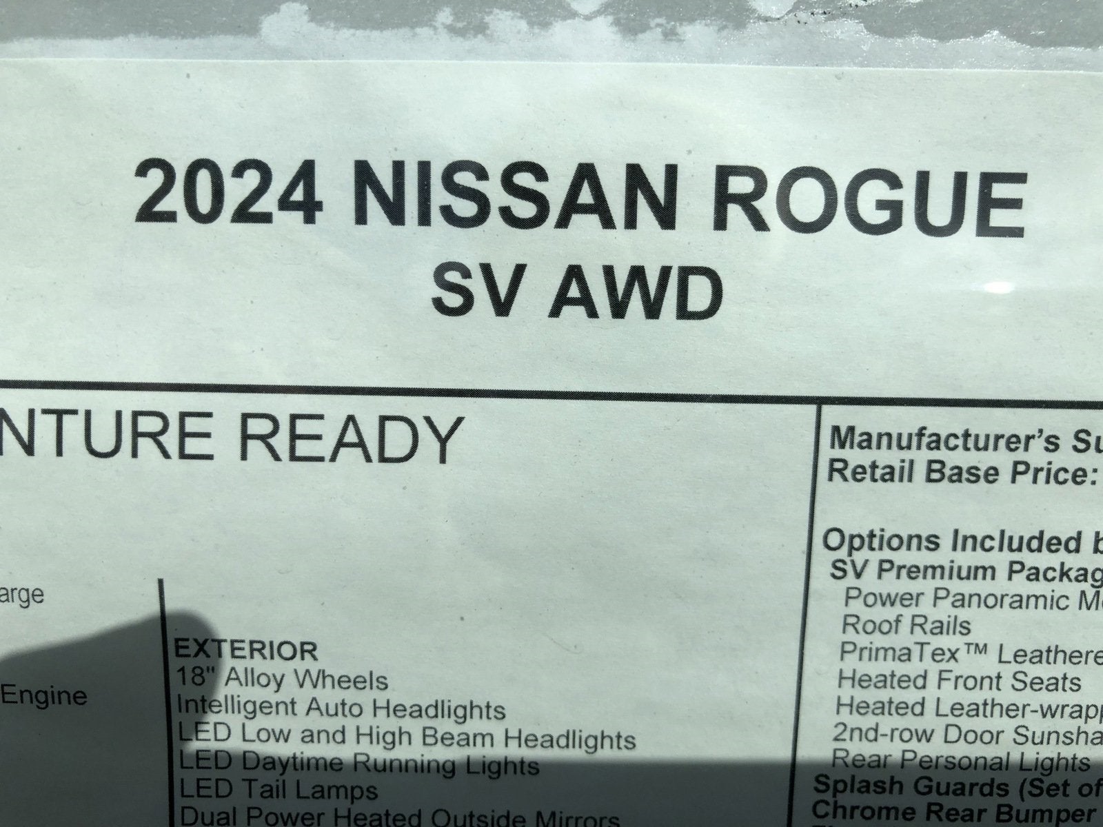 2024 Nissan Rogue SV w/ Premium Package